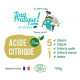 Acide citrique Toutpratique - 700g en pot - Qualité supérieure - Bio -Naturel -Français