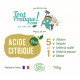 Acide citrique Toutpratique - 1.4 Kg en pots - Qualité supérieure - Bio -Naturel -Français
