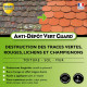Anti Dépôt Vert Guard Prêt à l'Emploi -Toute Pierre Tuile Zinc Bois-Nettoie Traces Vertes Moisissure Algues Rouge Lichens 5 Litr