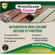 Lasure Cérusé Imperméabilisante Bois - WoodGuard Color- Saturateur Protecteur Eau Gel Mousse-Formule Végétale- 1L-8m2