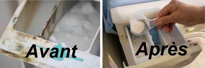 comment nettoyer le bac à lessive de la machine à laver - 10 astuces naturelles