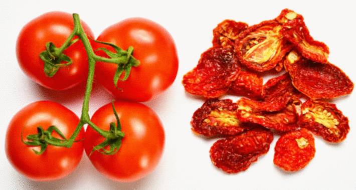 tomates séchées la recette