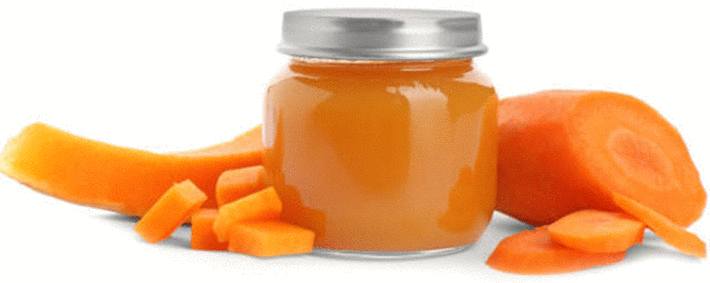 petit pot carotte et carotte qui tache